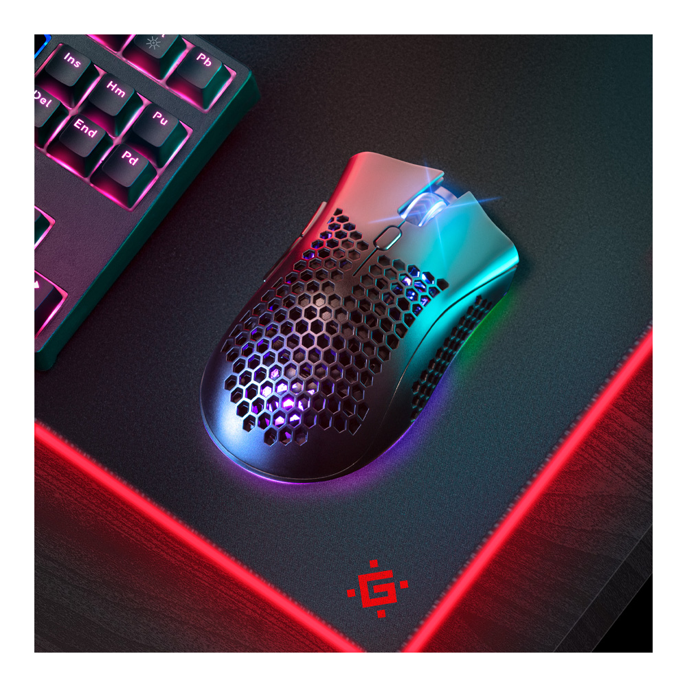 Mouse fara fir Defender Warlock GM-709L (52709) Black photo 8