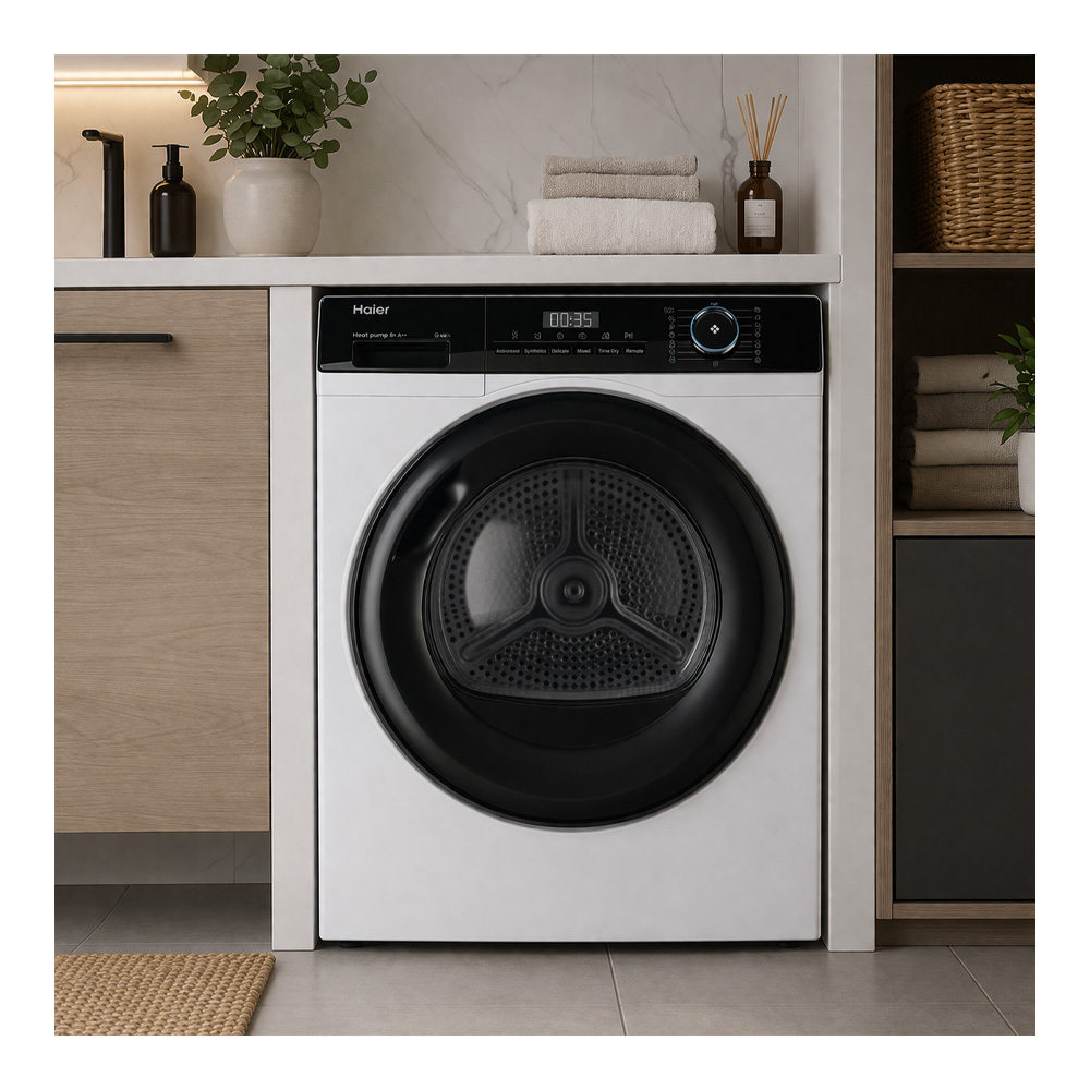 Masina de uscat rufe Haier HD90-A3939-S / 9 kg / A+++ / Alb photo 7