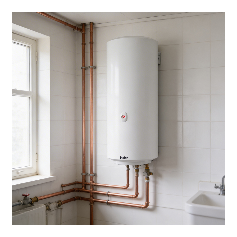 Incalzitor de apa electric vertical Haier  ES100V-A3 / 100 L / Alb photo 7