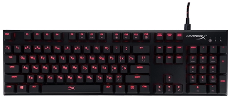 Клавиатура проводная механическая HyperX Alloy FPS (HX-KB1RD1-RU/A5) Cherry MX Red