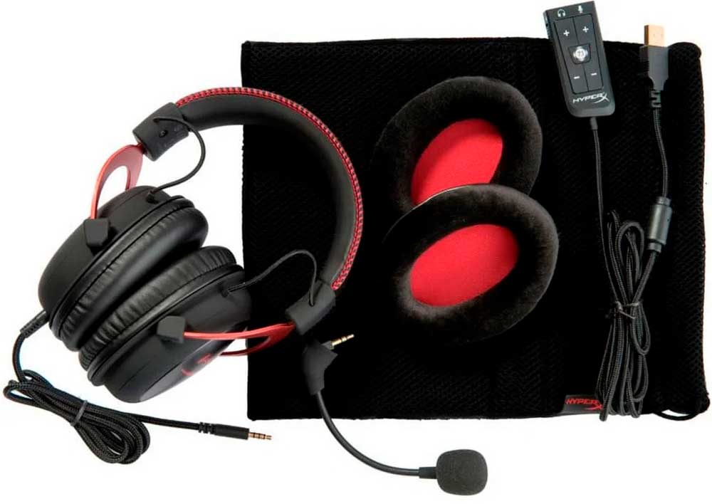 Наушники HyperX Черный с красным Проводные / Игровой / Черный с красным photo 6