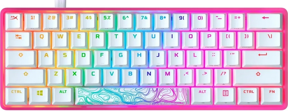Клавиатура проводная HyperX Origins 60 RGB, 572Y6AA / Механическая photo 1 Клавиатура проводная HyperX Origins 60 RGB, 572Y6AA / Механическая photo 1