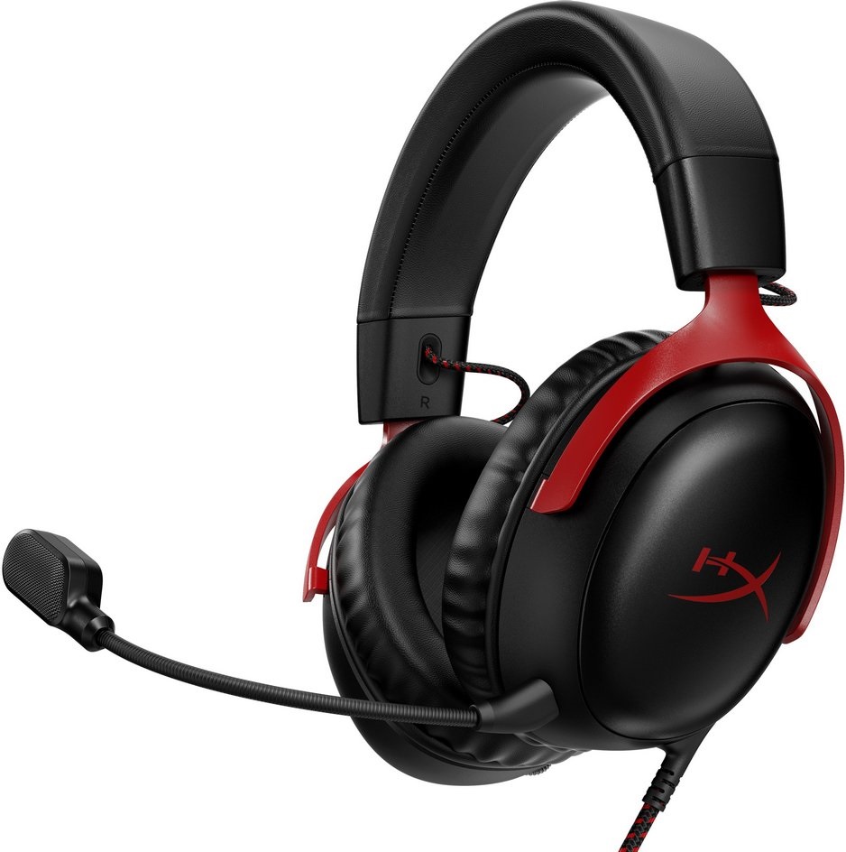 Наушники HyperX Cloud III Красный Проводные / Игровой / Красный photo 1
