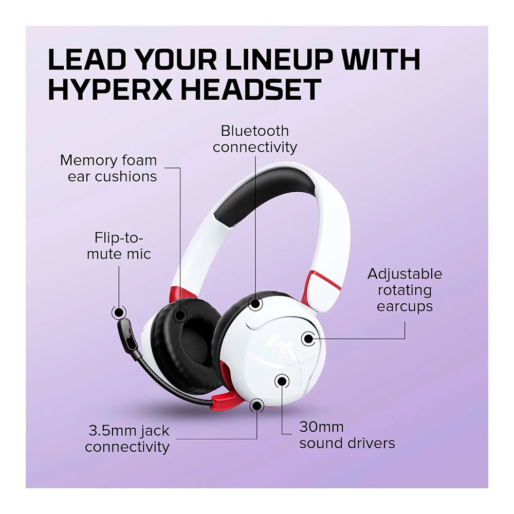 Наушники HyperX Cloud Mini Wireless, 7G8F1AA photo 15