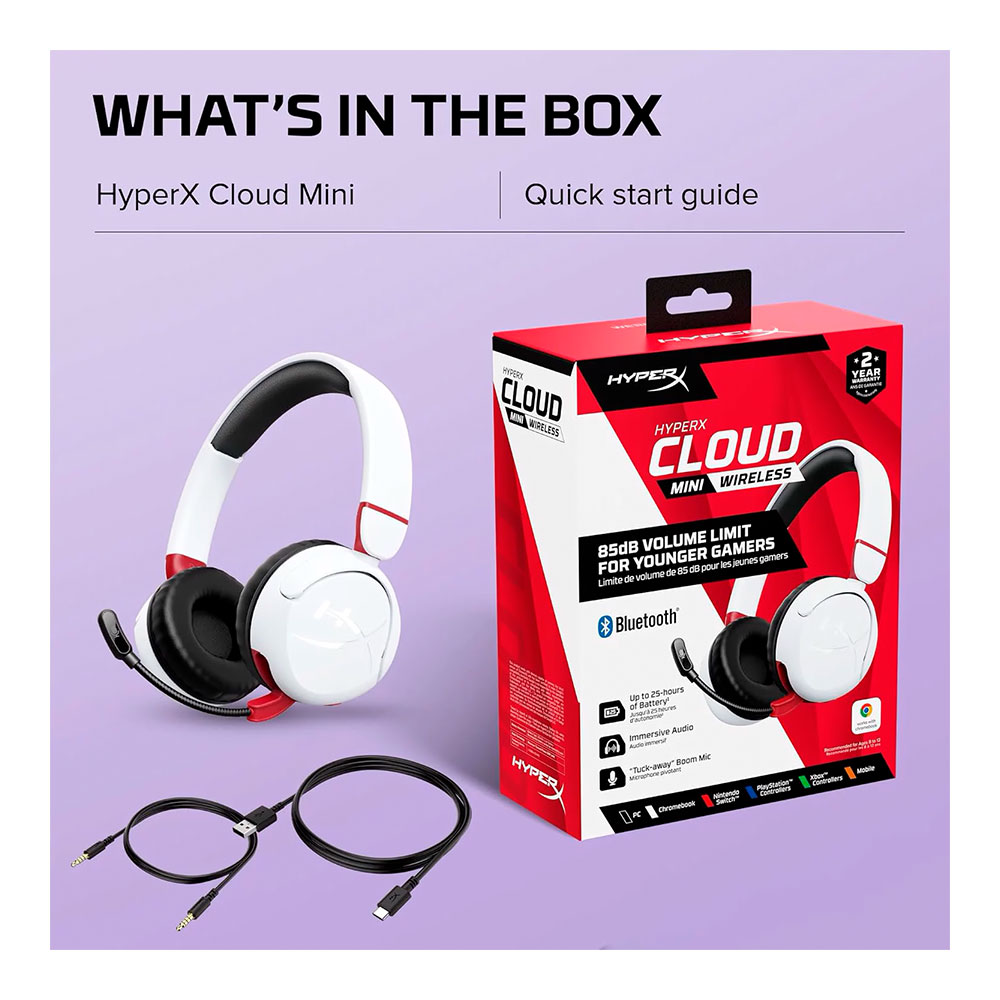Наушники HyperX Cloud Mini Wireless, 7G8F1AA photo 17