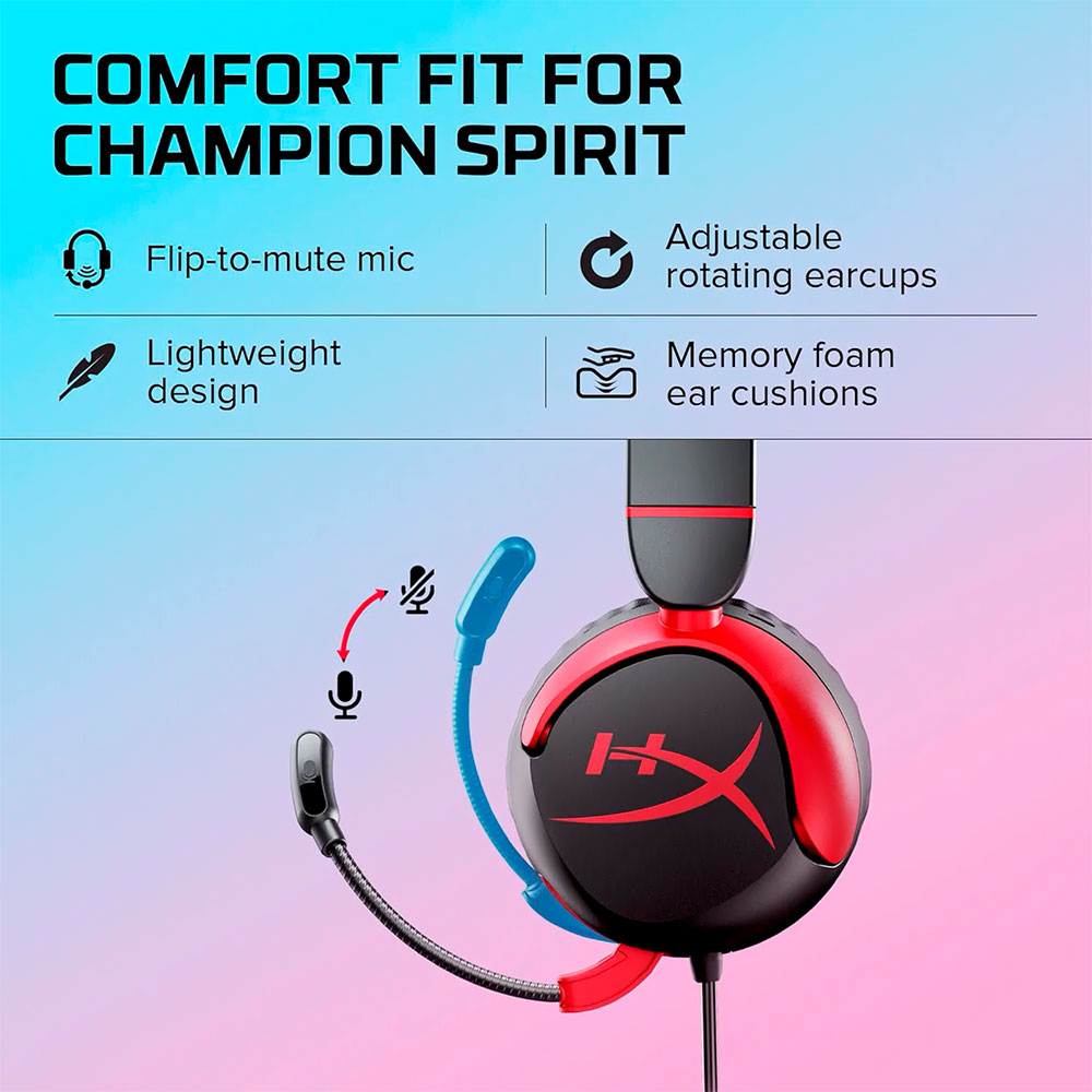 Casti HyperX Cloud Mini Lavender (7G8F5AA) photo 10