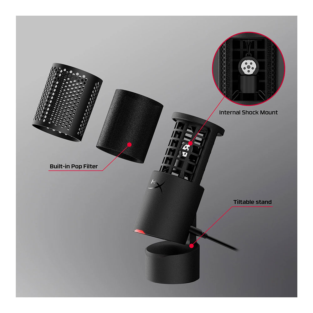 Микрофон РС HyperX SoloCast 2, AR0A0AA photo 7