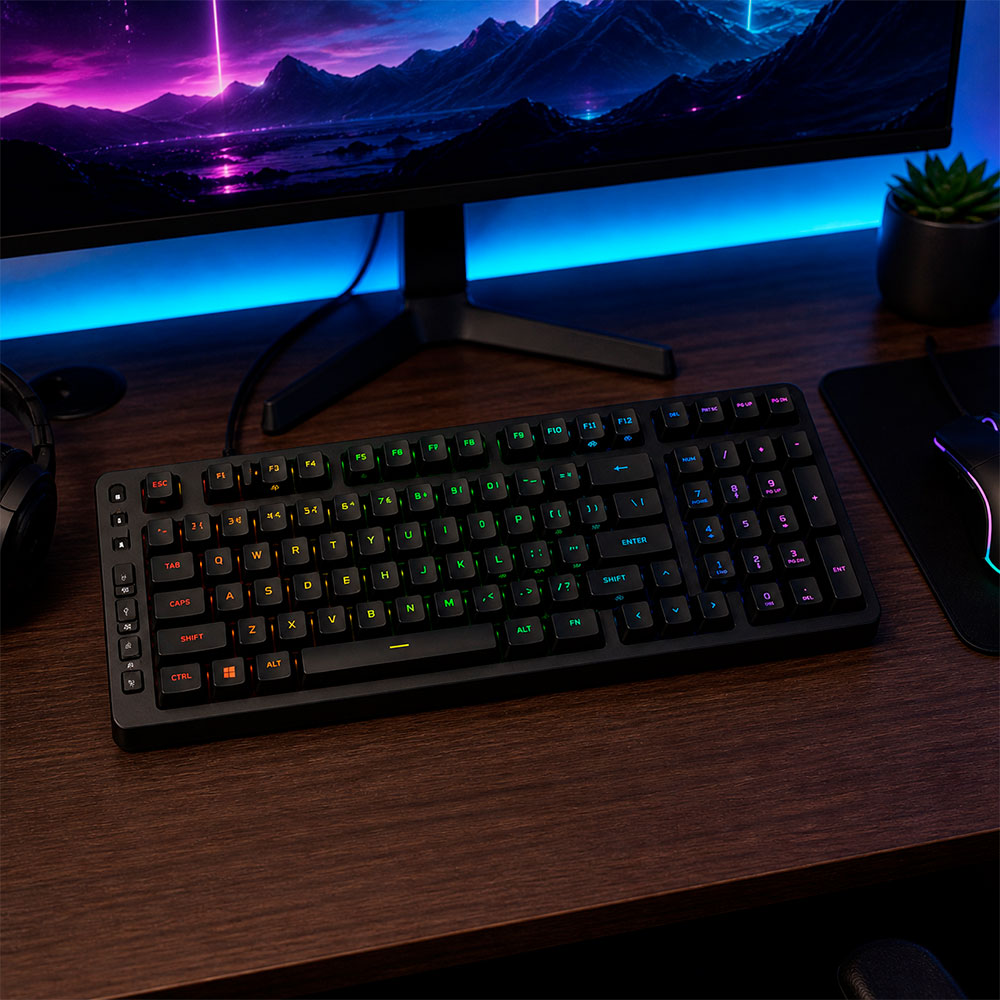 Tastatura cu fir HyperX Eve 1800 (B7JE0AA) photo 5