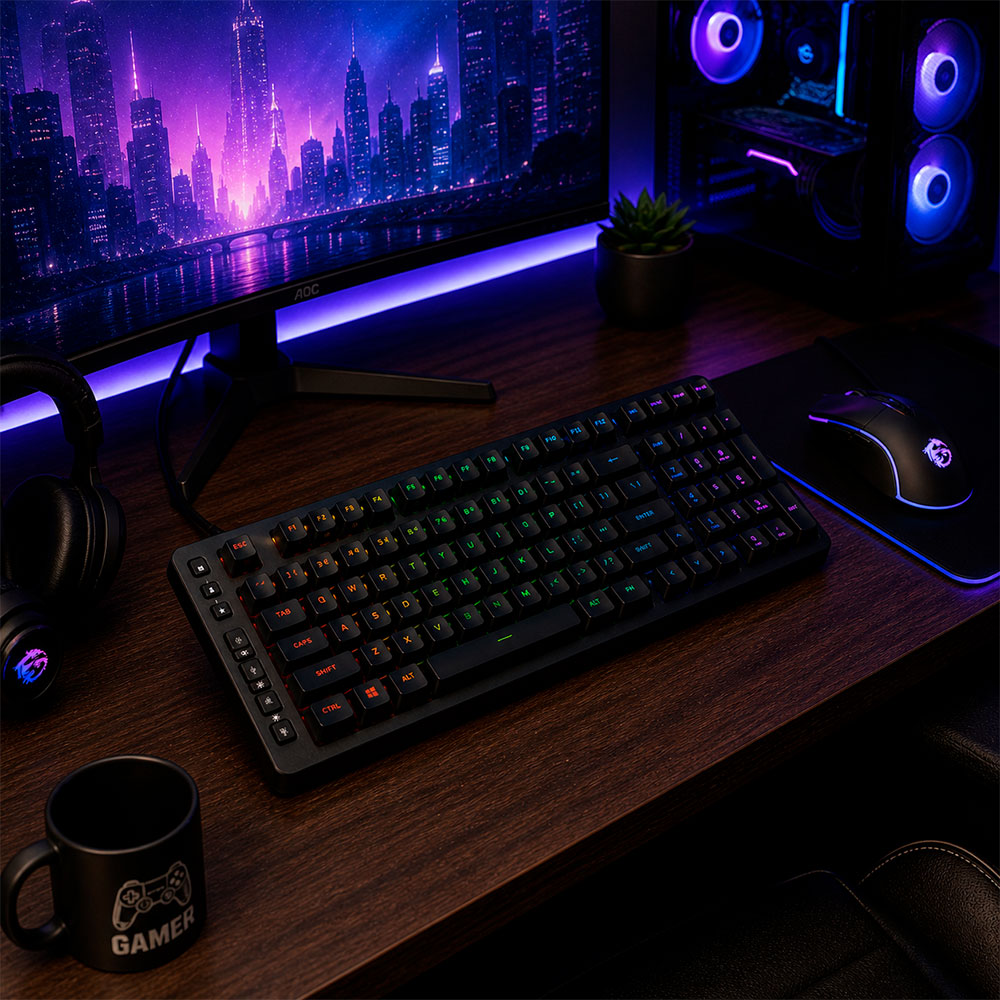 Tastatura cu fir HyperX Eve 1800 (B7JE0AA) photo 6