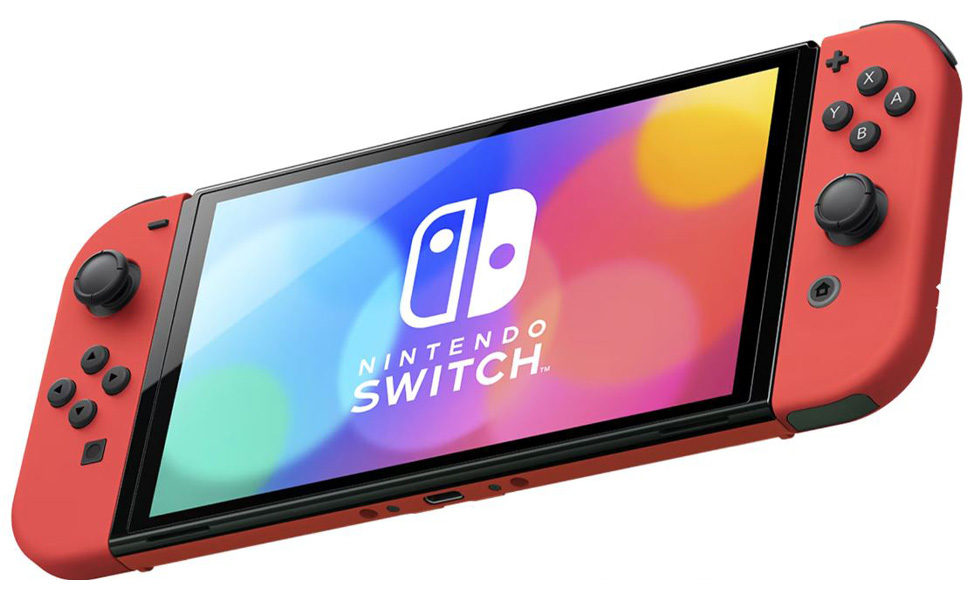 Consola portabila pentru jocuri Nintendo Switch Oled 64GB Mario Red Edition photo 2