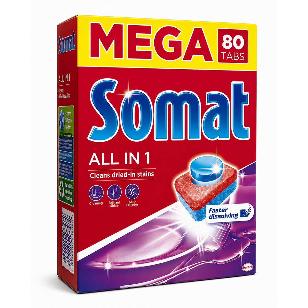 Таблетки для ПММ Somat AllinOne80Tab photo 3