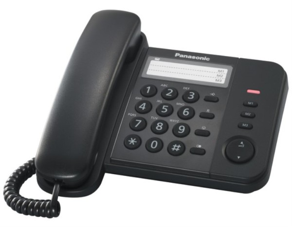Cтационарный телефон Panasonic KXTS 2352 black photo 1