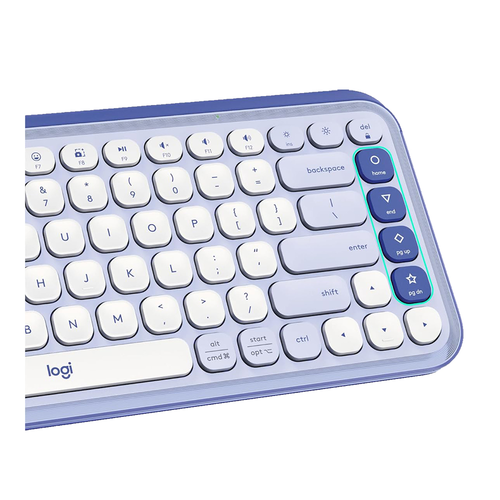 Клавиатура беспроводная Logitech POP ICON KEYS LILAC (920-013074) / Мембранная photo 3