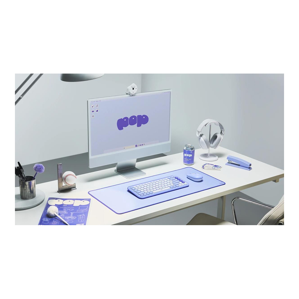 Клавиатура беспроводная Logitech POP ICON KEYS LILAC (920-013074) / Мембранная photo 6