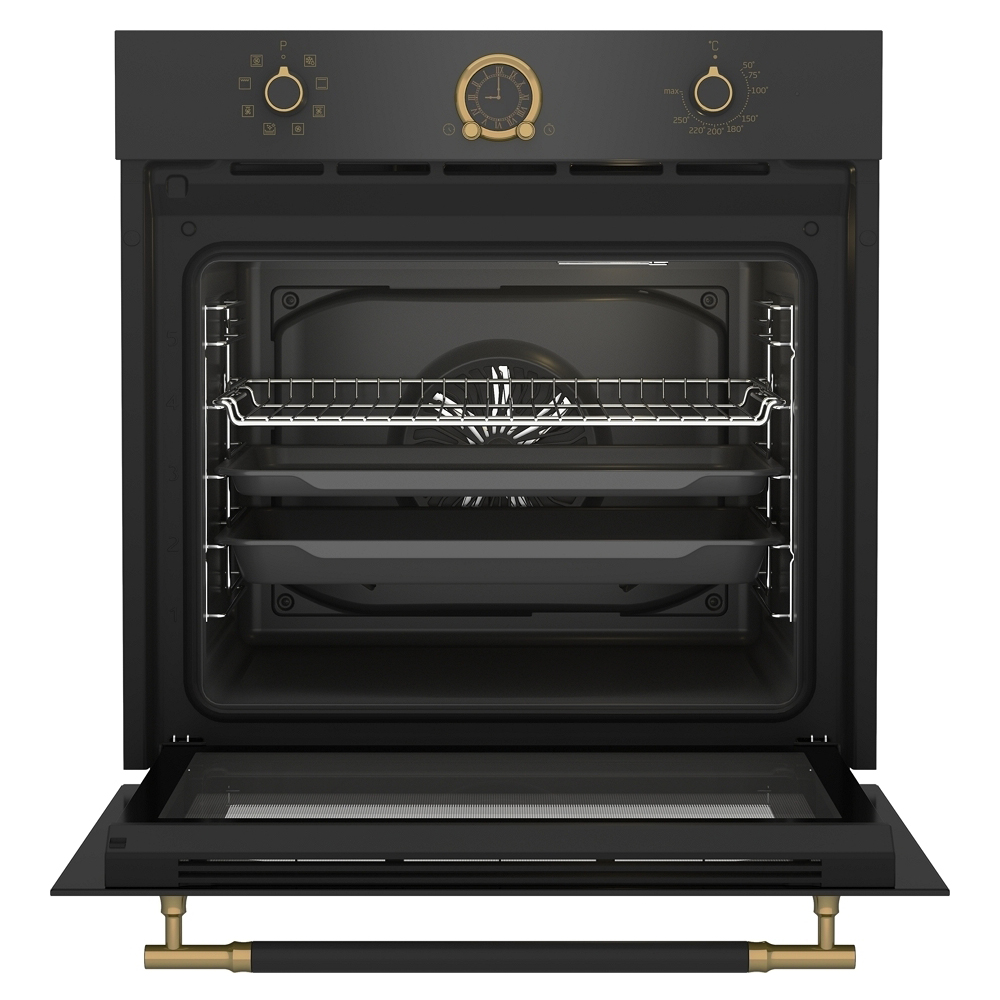 Встраиваемый духовой шкаф Beko RBIM19200AD / 71 л. / A / Черный photo 2