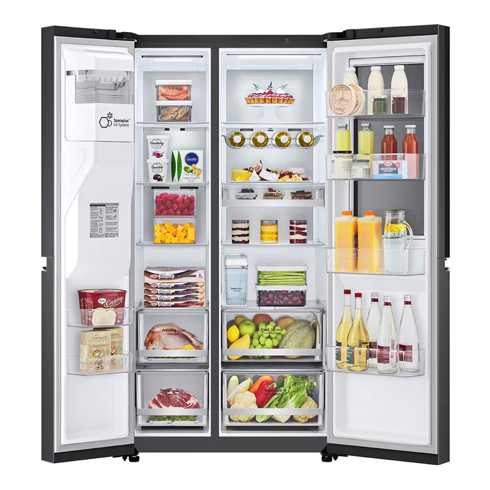 Frigider Side-by-Side LG GSXV91MCAE / 635 l / 179 cm / E / Negru photo 3