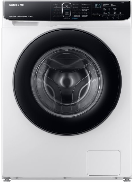 Стиральная машина Samsung WW80AFS26AE 8 кг / 1200 об/мин / A+++ / Белый photo 1