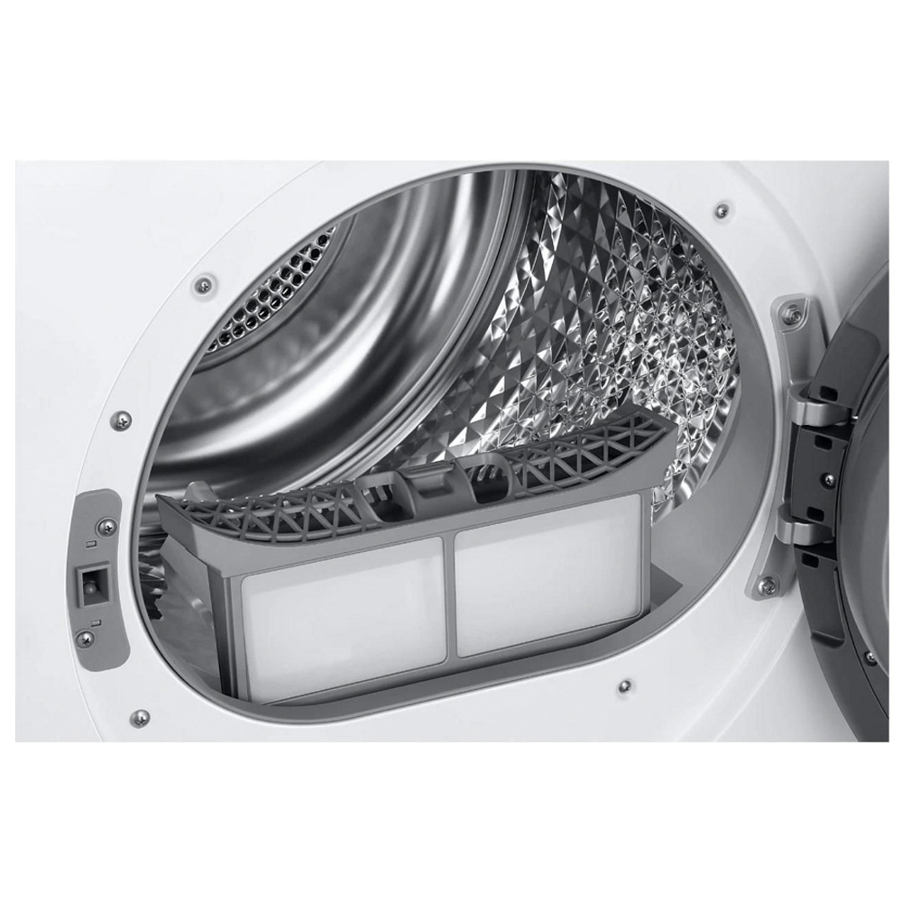 Комплект из двух приборов Samsung WW90TA047AE+DV90TA020AE кг / об/мин / / Белый photo 3