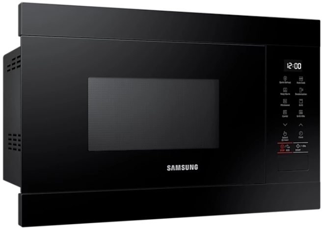 Встраиваемая микроволновая печь Samsung MG22M8254AK, 22 л, 1300 Вт, 1100 Вт, Черный