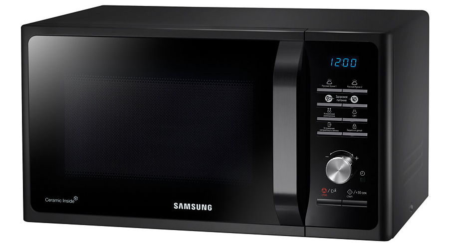 Cuptor cu microunde Samsung MS23F302TAK/BW 800 W / 23 l / Negru photo 5