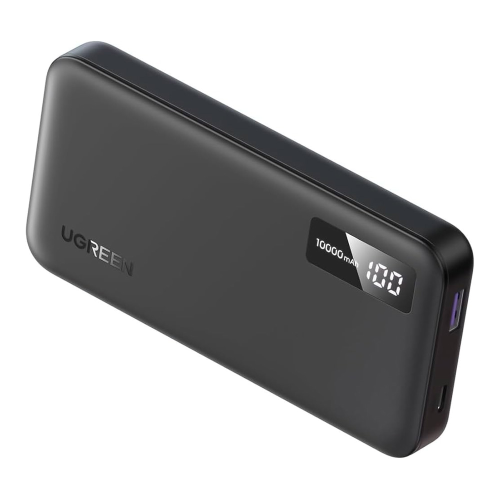 Внешний аккумулятор Ugreen 10 10000mAh 20W Digital Display Black photo 1 Внешний аккумулятор Ugreen 10 10000mAh 20W Digital Display Black photo 1