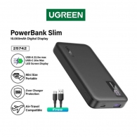 Внешний аккумулятор Ugreen 10000mAh 20W Digital Display Black thumbnav 2