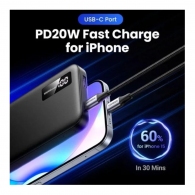 Внешний аккумулятор Ugreen 10000mAh 20W Digital Display Black thumbnav 3