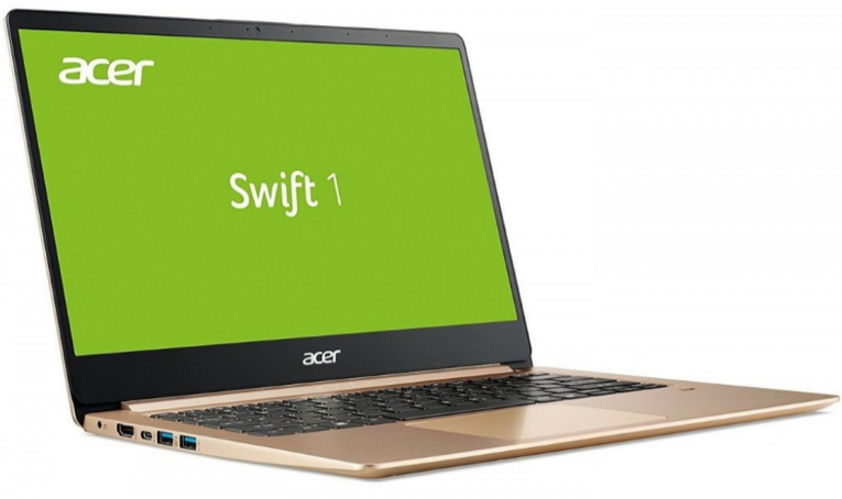Ноутбук Acer Ультрабук Swift 1 Swift 1 Luxury Gold 15.6” / 4 ГБ / 128 ГБ / Pentium Silver / UHD Graphics / Золотисто-розовый photo 4