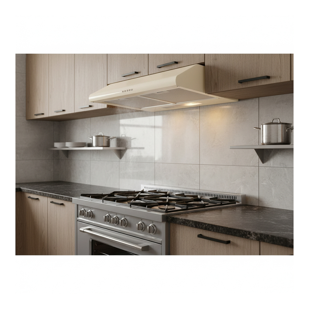 Вытяжка Eurolux CLASSICO 60 CREAM / Плоская / До 12 кв.м / Бежевый photo 6