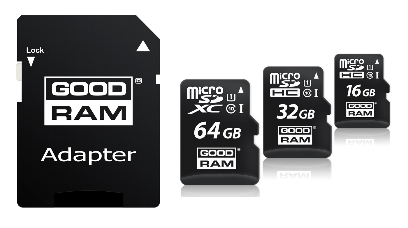 Карта памяти MicroSD+ SD adapter GoodRam 8Gb class 10 UHS I (M1AA-080R11) photo 1 Карта памяти MicroSD+ SD adapter GoodRam 8Gb class 10 UHS I (M1AA-080R11) photo 1