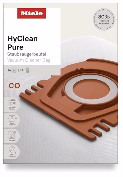 Мешки для пылесоса Miele CO HyClean Pure, 12557080 