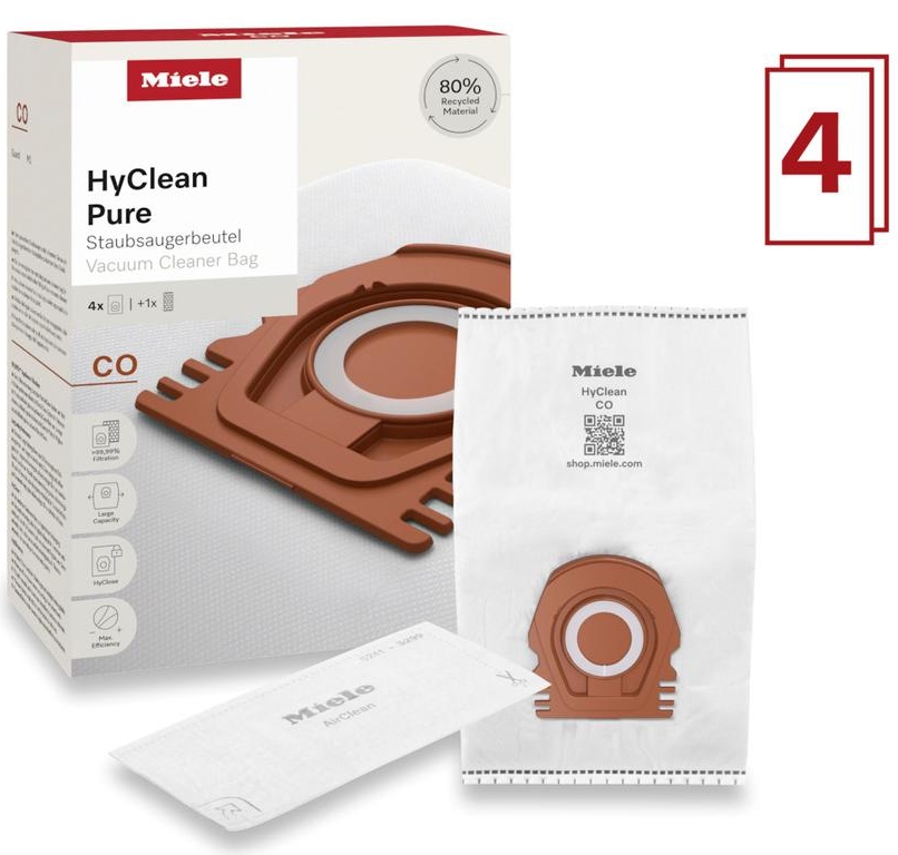 Мешки для пылесоса Miele CO HyClean Pure, 12557080, Германия photo 5