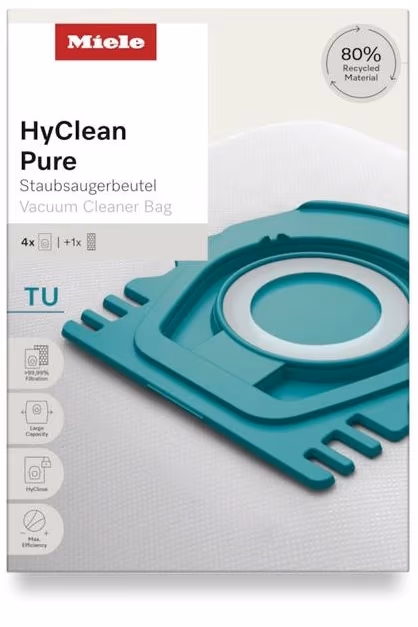 Мешки для пылесоса Miele TU HyClean Pure, 12557060 