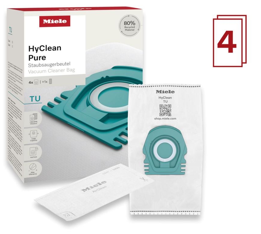 Мешки для пылесоса Miele TU HyClean Pure, 12557060, Германия photo 4