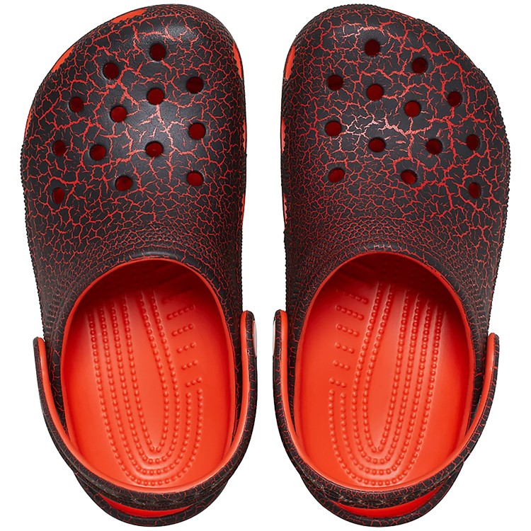 Slapi Crocs Classic Crackle Clog K pt Barbati / 28-29 / Rosu photo 3