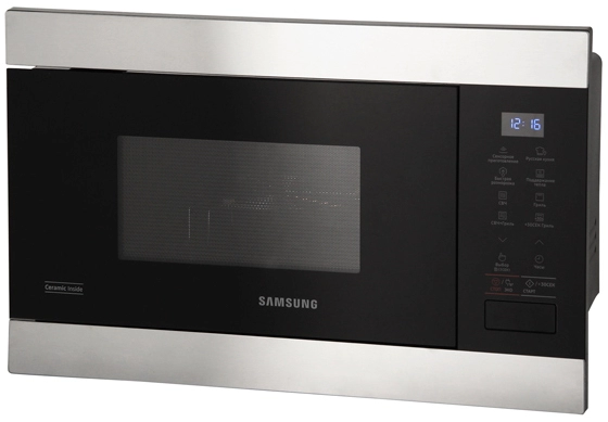 Cuptor cu microunde incorporabil Samsung MG22M8074AT, 22 l, 850 W, 1100 W, Inox