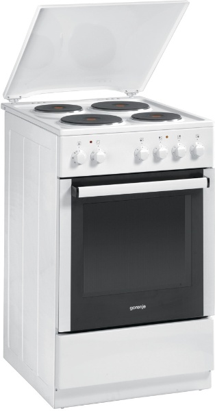 Электрическая плита Gorenje E52103AW / 4 конфорок / Эмалированная photo 1 Электрическая плита Gorenje E52103AW / 4 конфорок / Эмалированная photo 1