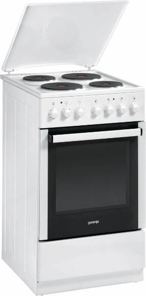 Электрическая плита Gorenje E55203AW / 4 конфорок / Эмалированная photo 1 Электрическая плита Gorenje E55203AW / 4 конфорок / Эмалированная photo 1