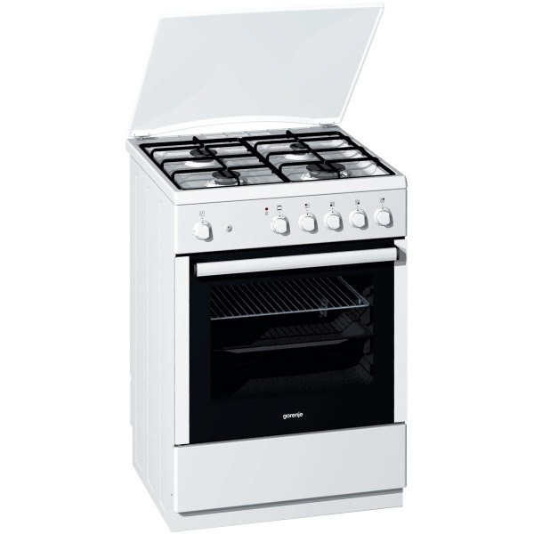 Plita de gaz Gorenje GI63293AW / 4 arzatoare / 60 cm / Alb photo 1