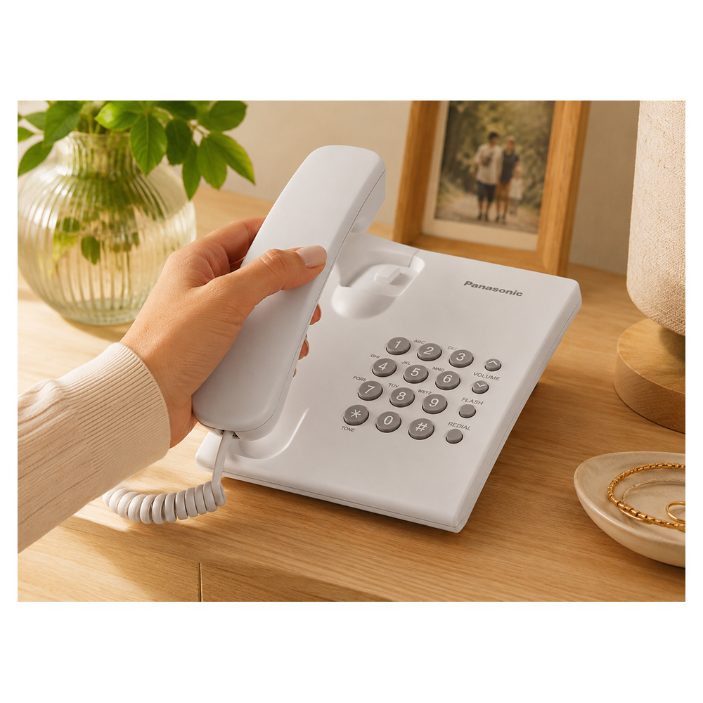 Cтационарный телефон Panasonic KXTS2350UAW photo 6
