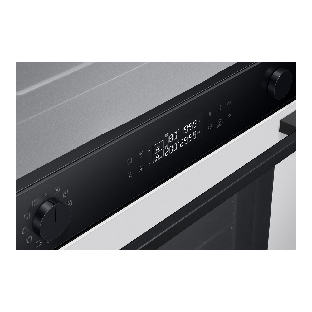 Встраиваемый духовой шкаф Samsung NV7B4420ZAW / 76 л. / A+ / Белый photo 3