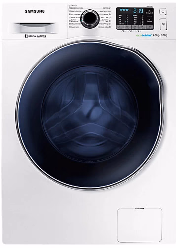 Masina de spalat cu uscator Samsung WD70J5A10AW, 7 kg, 1400 rot/min, A, Alb 
