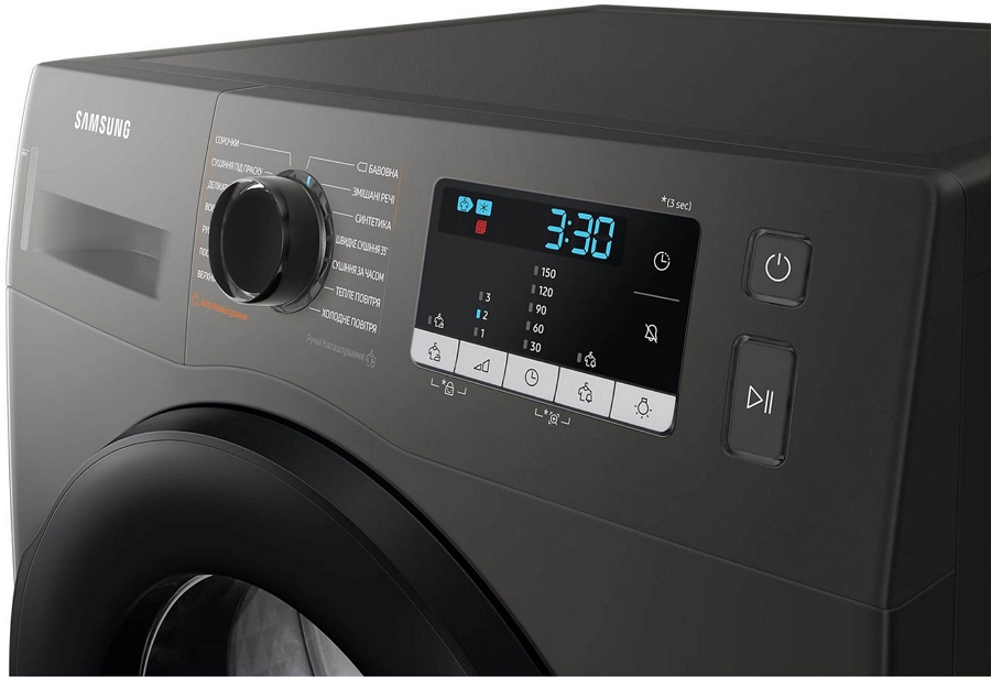 Masina de uscat rufe Samsung DV90TA040AX / 9 kg / A++ / Negru photo 5