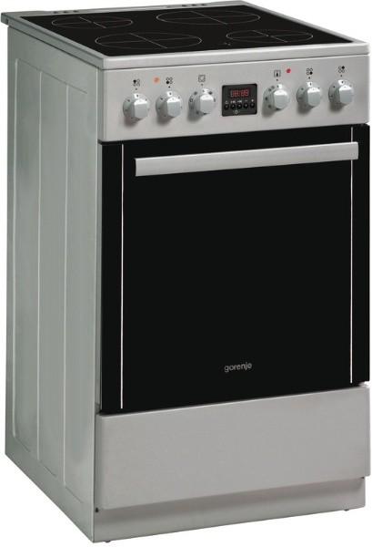 Электрическая плита Gorenje EC55320AX / 4 конфорок / Стеклокерамика photo 1