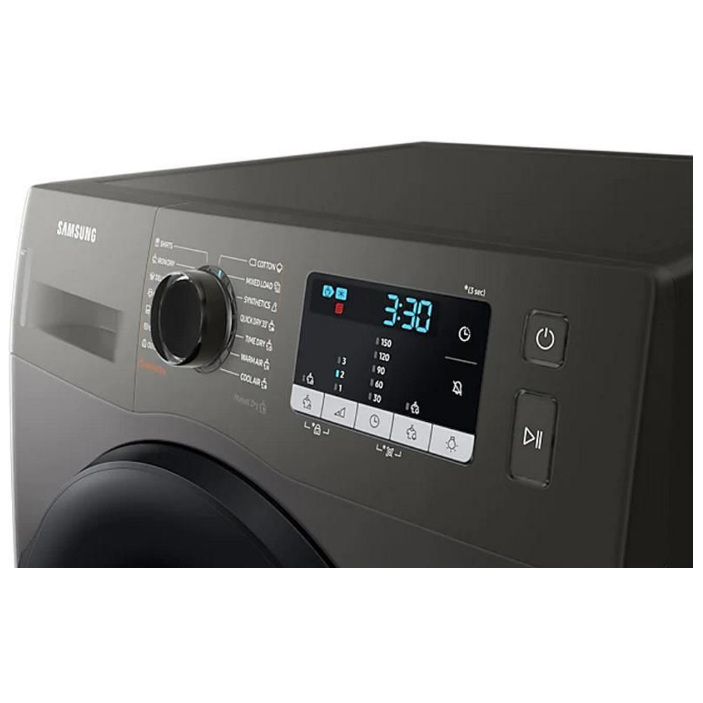 Комплект из двух приборов Samsung WW90TA047AX+DV90TA040AX кг / об/мин / / Серый photo 2
