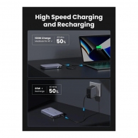 Внешний аккумулятор Ugreen 20000mAh 100W Two-way Fast Charging Grey thumbnav 8