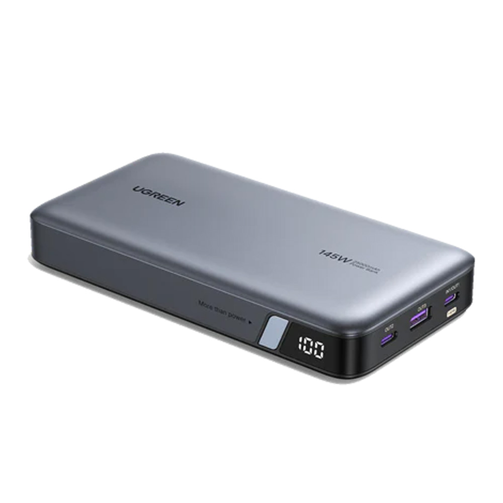 Acumulator extern Ugreen 25 25000mAh 145W Two-way Fast Charging Grey photo 1