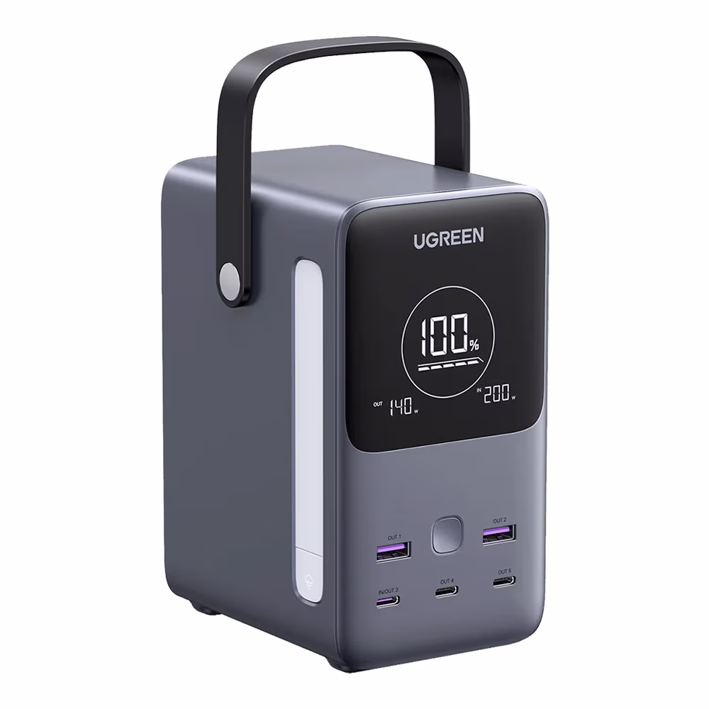 Внешний аккумулятор Ugreen 48000mAh 300W Two-way Fast Charging Grey 