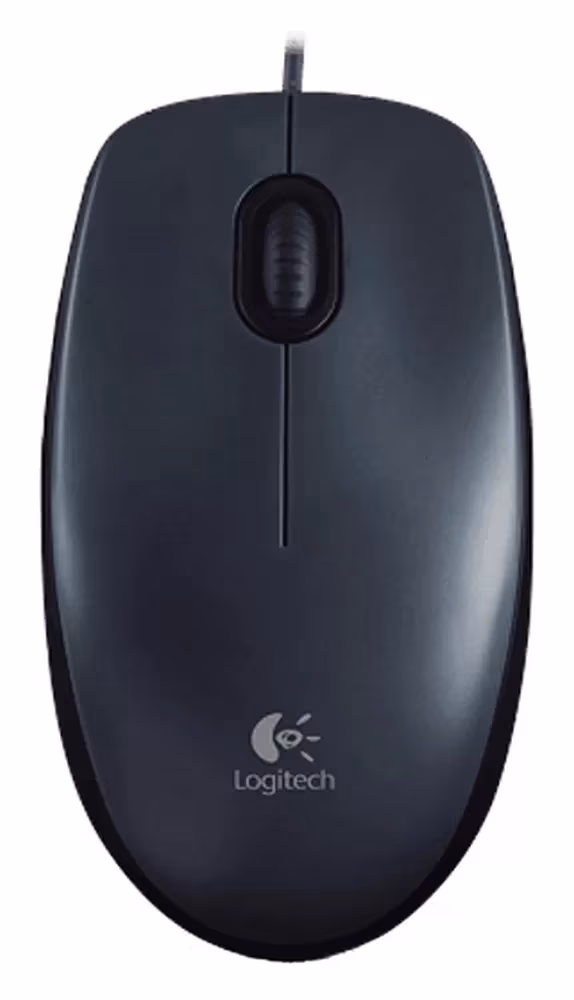 Mouse cu fir Logitech M100 gray USB 
