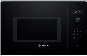 Встраиваемая микроволновая печь Bosch BFL554MB0, 25 л, 900 Вт, Черный